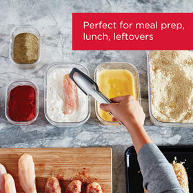 Rubbermaid Brilliance microwave vent system enables reheating with lid on