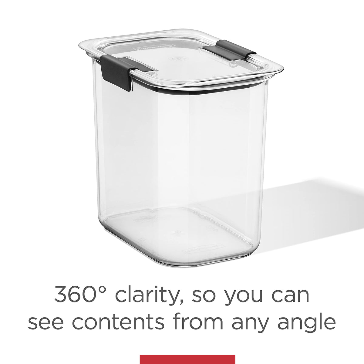 Rubbermaid Brilliance stackable design saves cabinet space
