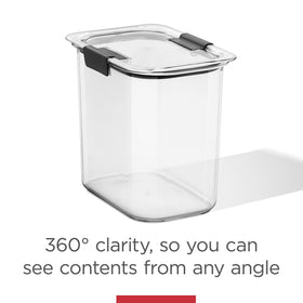 Rubbermaid Brilliance stackable design saves cabinet space
