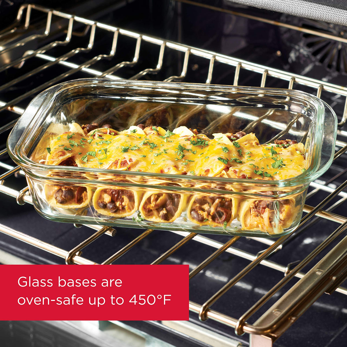 Rubbermaid Brilliance universal lids enabling flexible storage across containers.
