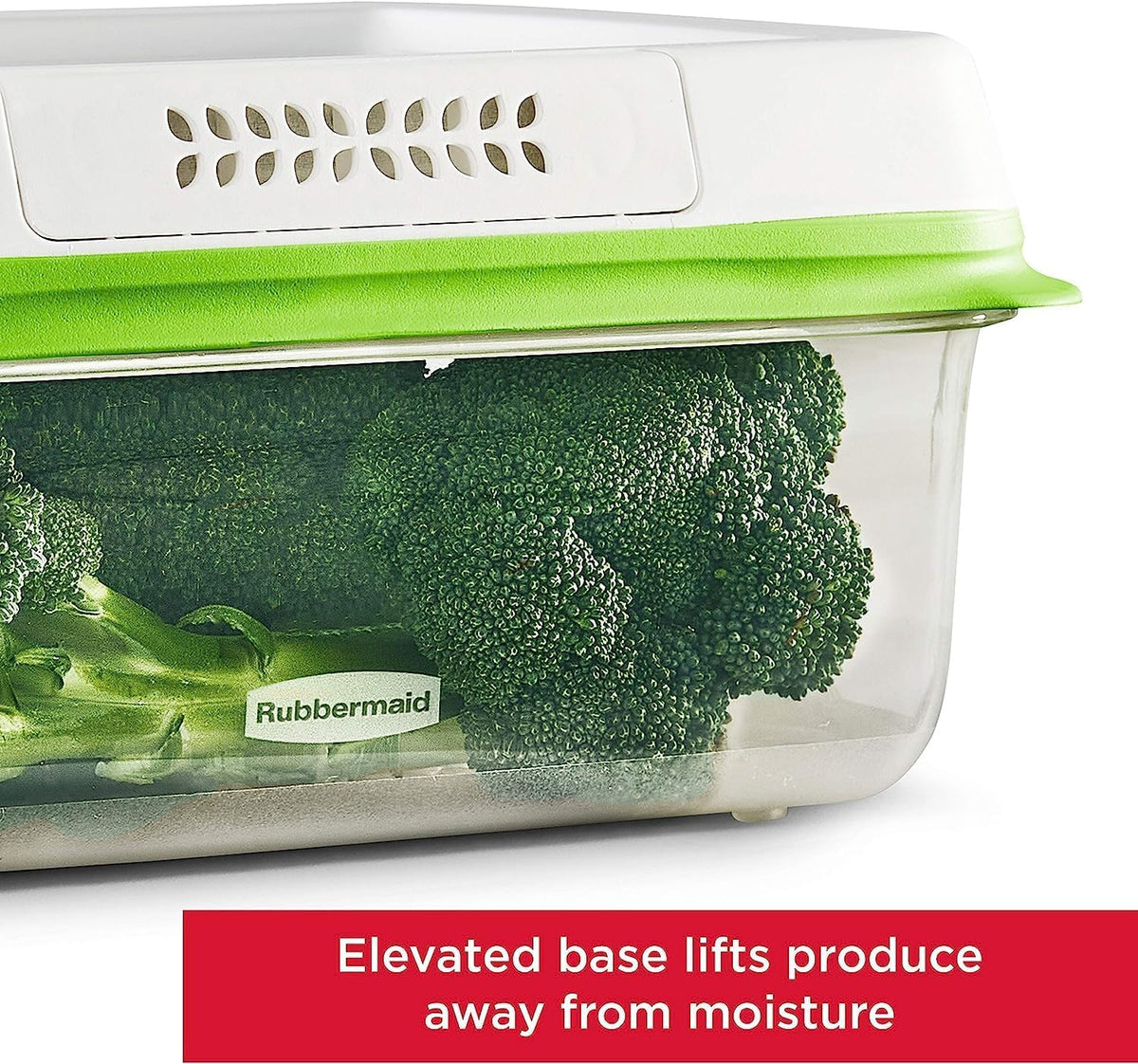 Rubbermaid FreshWorks containers show nesting design for compact kitchen storage