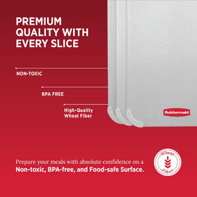 Rubbermaid Grip-Tight corners provide non-slip stability on counters