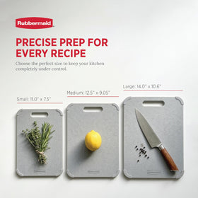 Rubbermaid wheat fiber cutting board small for compact fruit prep