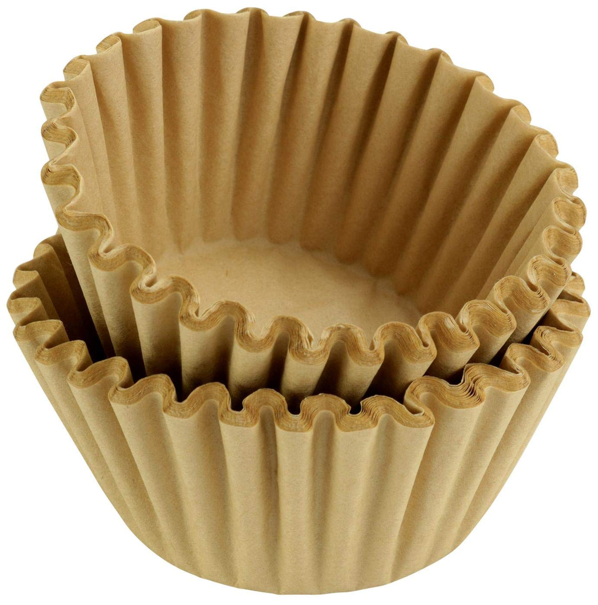 Rupert and Jeoffrey's 8-12 cup basket filter ensures clean brew with natural unbleached paper.