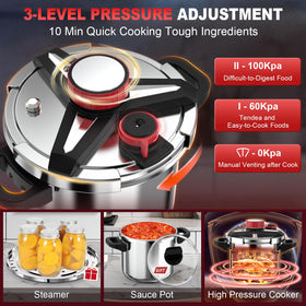 RVGMBO compatible with induction, gas, and electric stoves for flexible setup