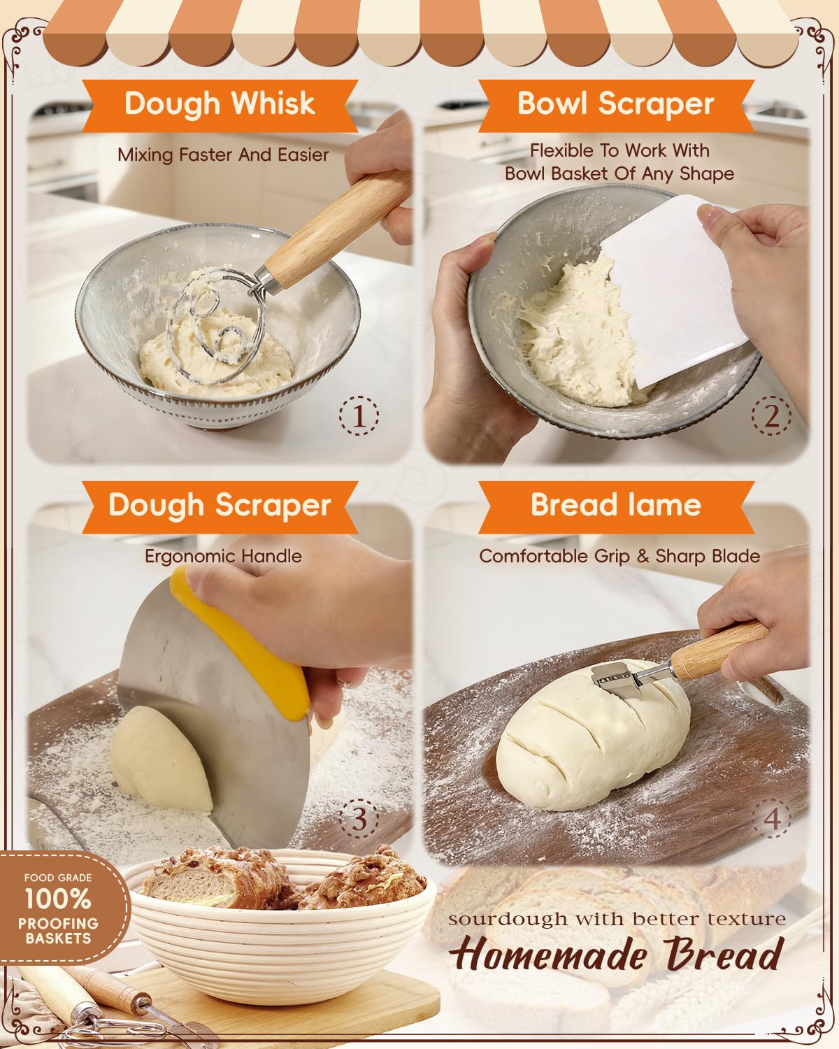 RYMTOX bread lame for precise scoring and uniform loaves