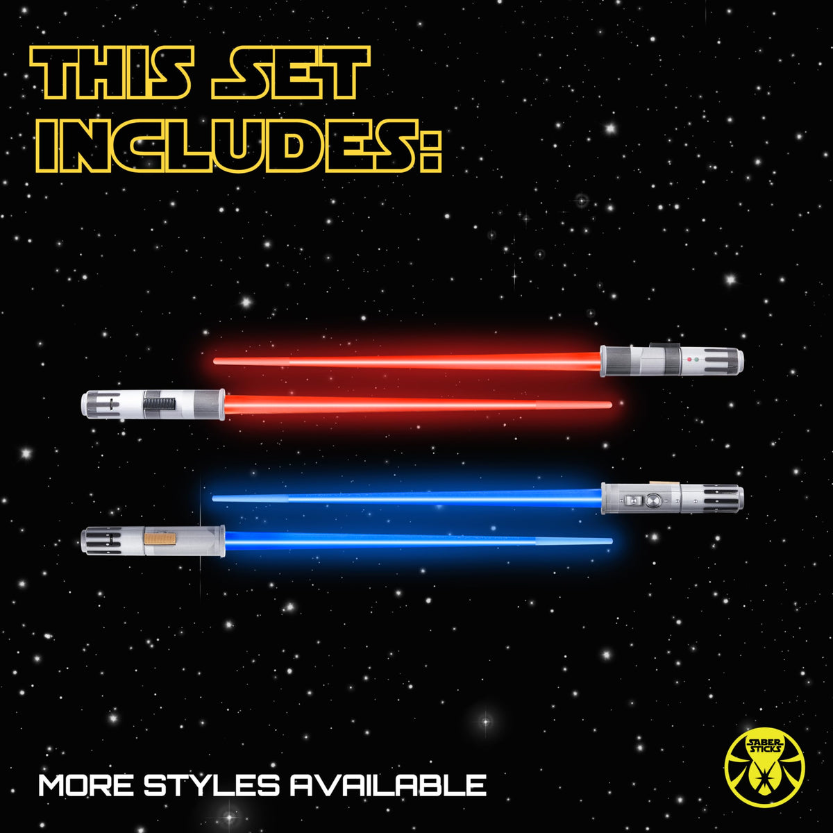 SaberSticks gift-pack elevates any Star Wars themed gathering