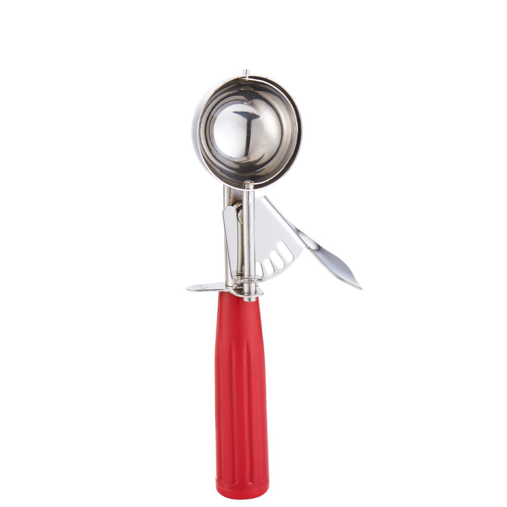 Saebye ergonomic release system for effortless dough portions.