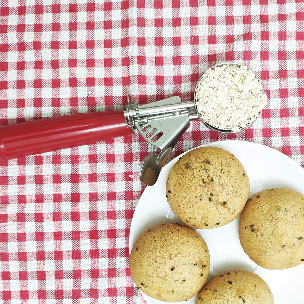 Saebye mashed potatoes portion scoop for neat, even portions.