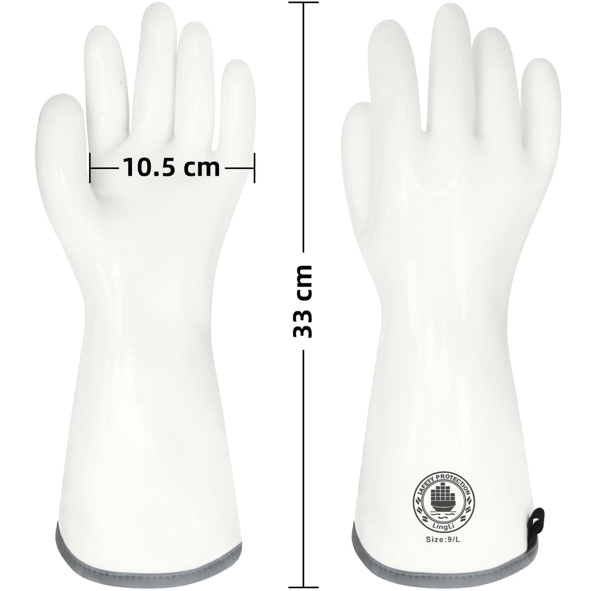 SAFETY PROTECTION LINGLI gloves keep hands comfortable during hot kitchen tasks.