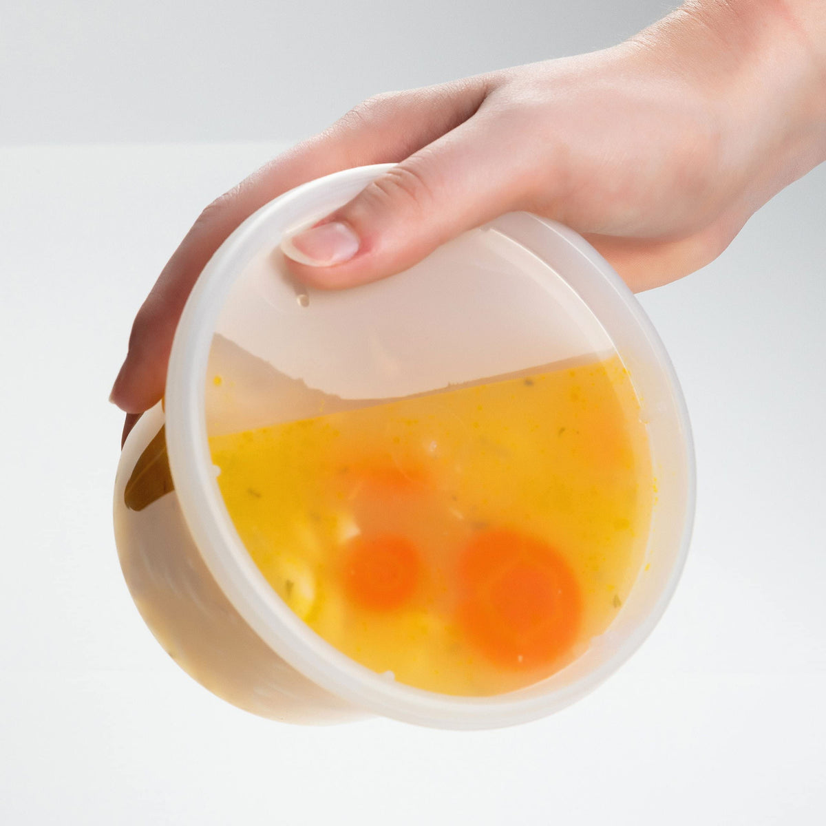 SafeWare Wrap clear lids show contents for easy meal prep.