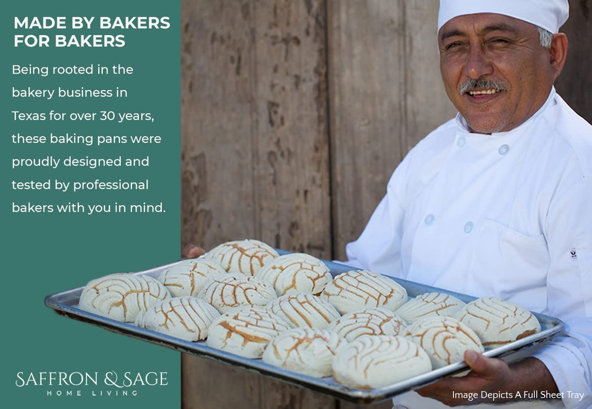 Saffron & Sage family kitchen bakeware for weeknight dinners and treats.