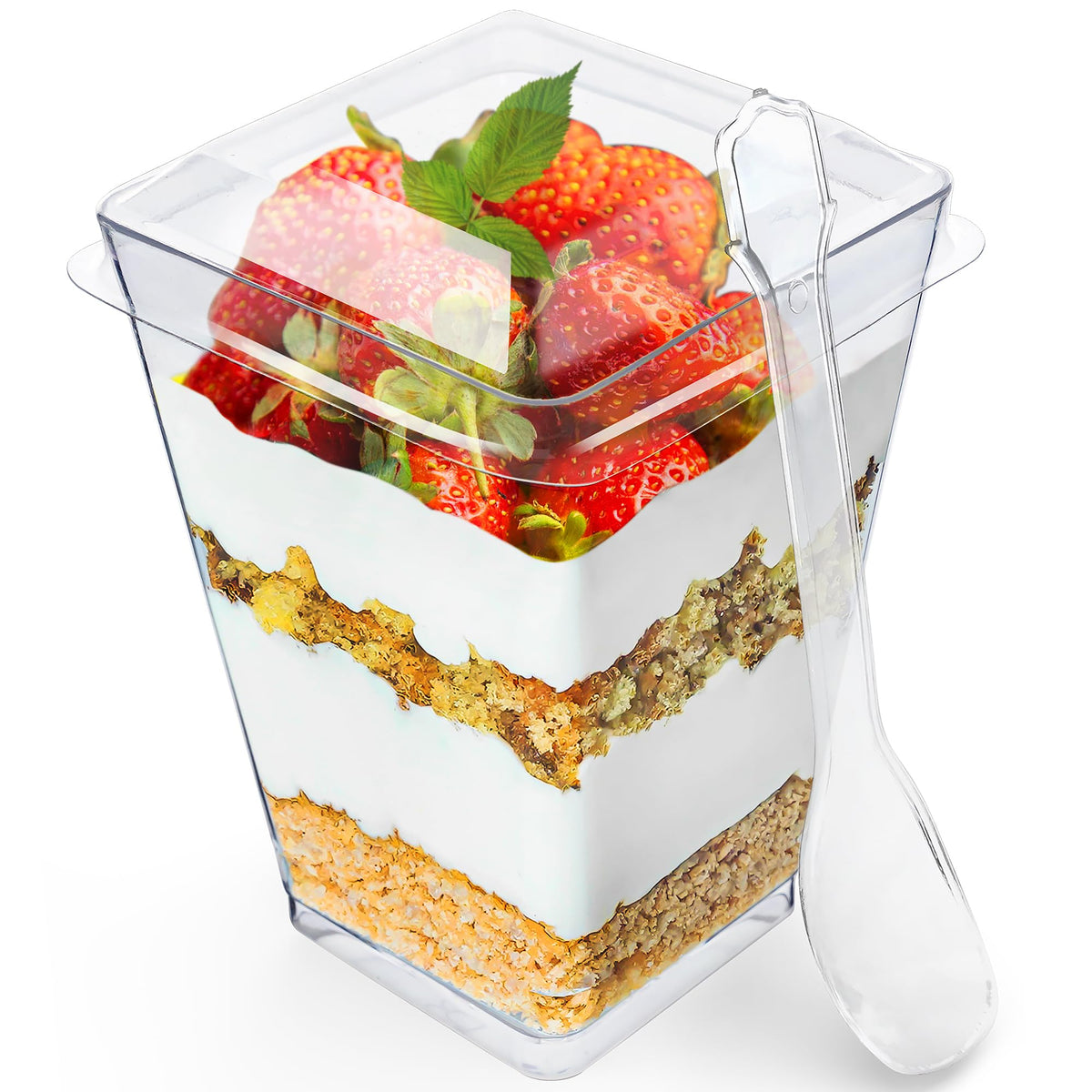 Sammray dessert cups 5oz clear for desserts and snacks