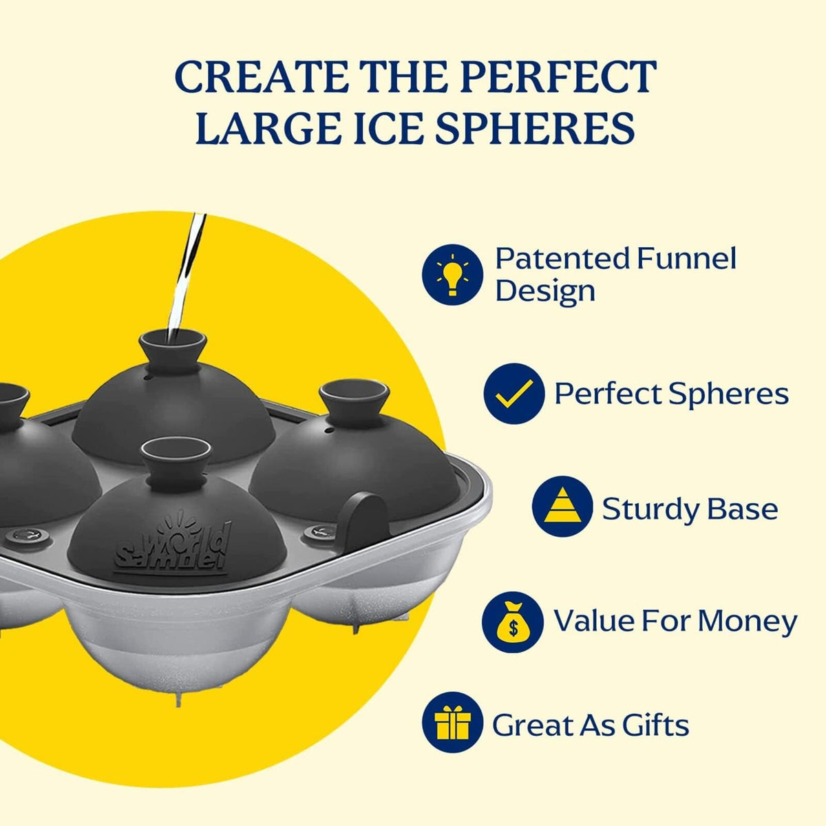Samuelworld easy-release design enables quick removal of cubes and spheres