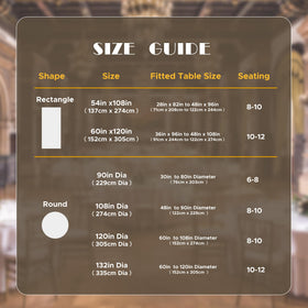 Sancua machine-washable tablecloth offers convenient care