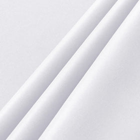 Sancua polyester white tablecloth offers durability and long-lasting use.