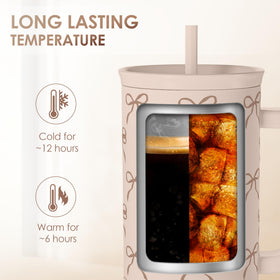 Durable stainless steel finish on Sandjest Bow tumbler
