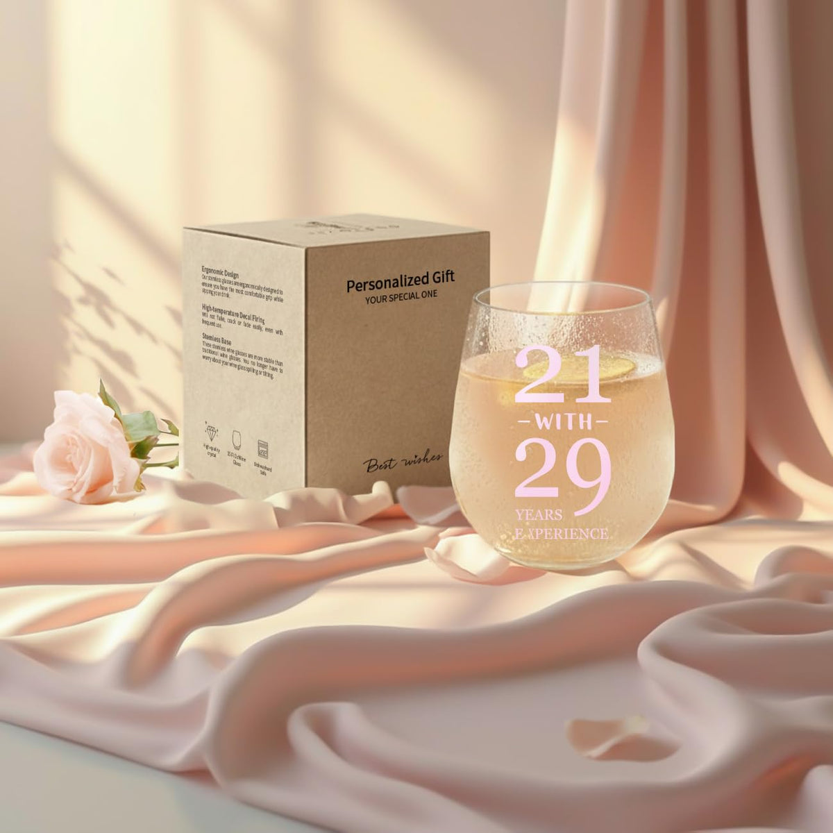 sanjiayishui dishwasher-safe wine glass with long-lasting print