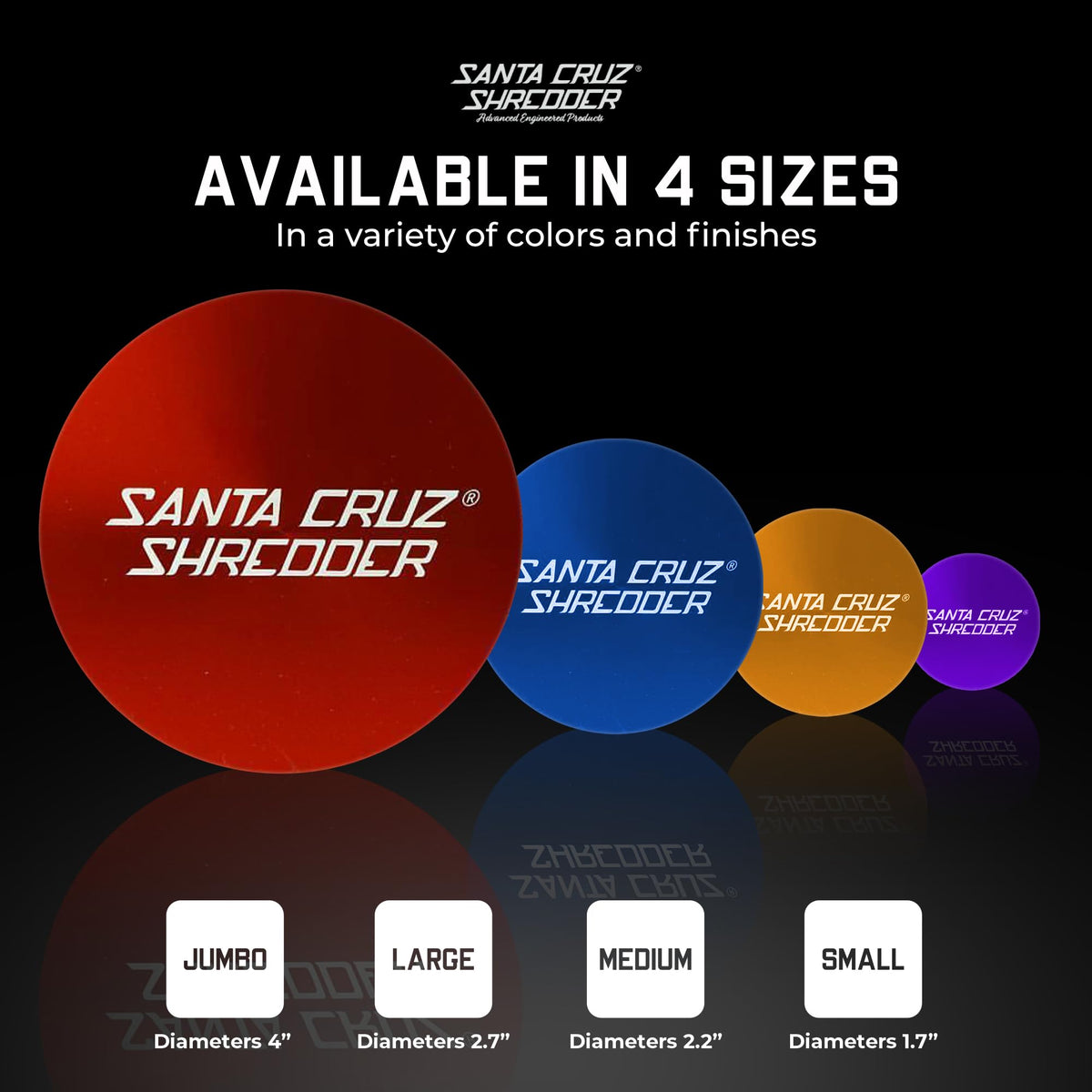 Ground material produced by Santa Cruz Shredder is fluffy and even.