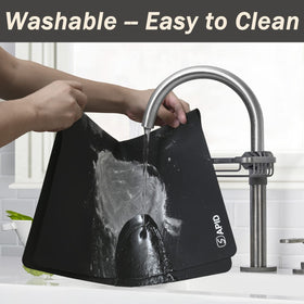 SAPID easy-clean silicone mat wipes clean after spills