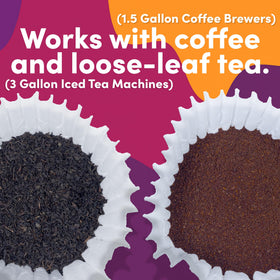 Sarasota premium filter paper close-up highlights sediment-free brewing for clean cups.