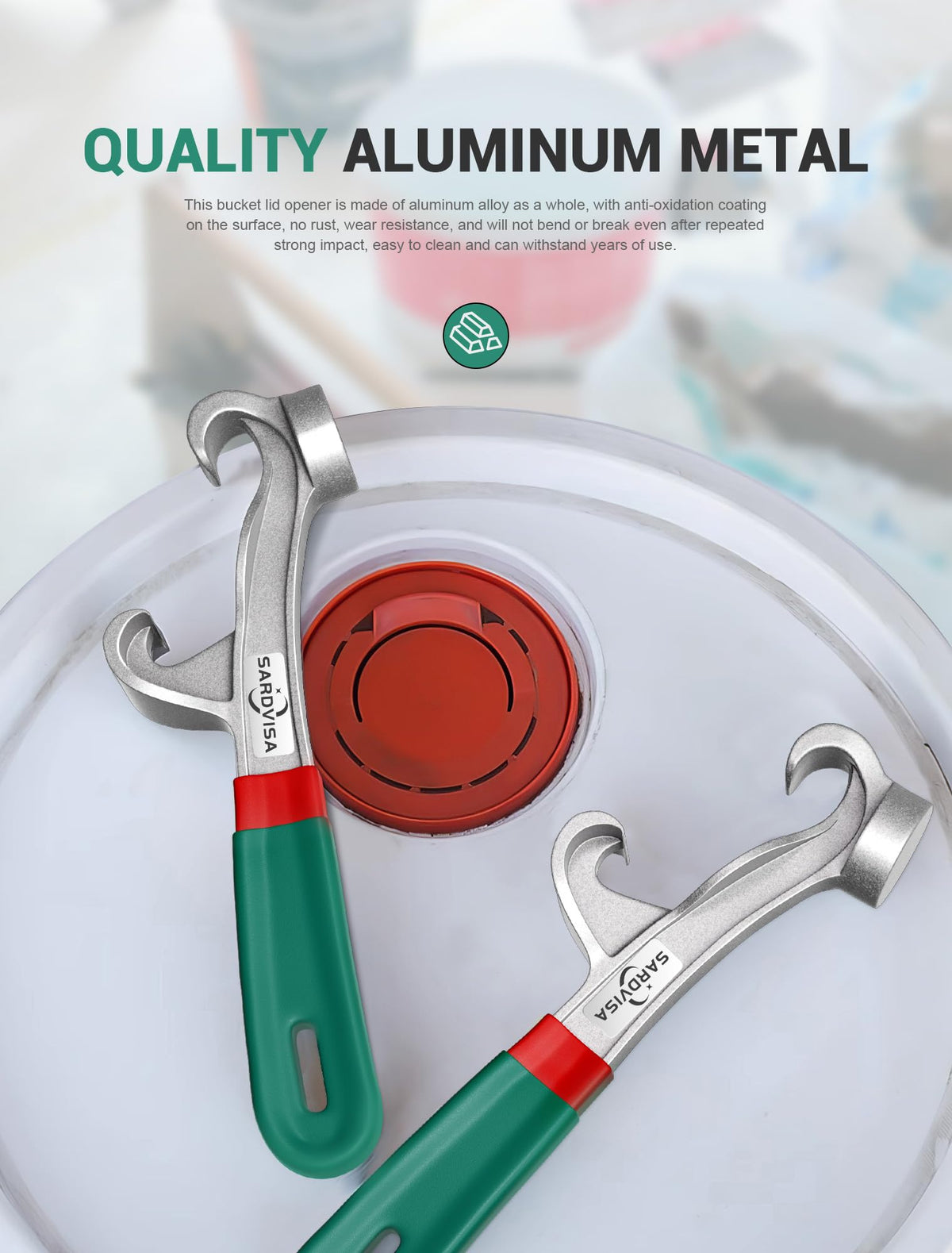 SARDVISA aluminum lid opener resists rust for durable use