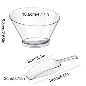 Sawysine mini plastic scoops for jars enable precise, mess-free servings