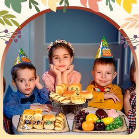 Sawysine rustic party stands collection for cake and treats display.