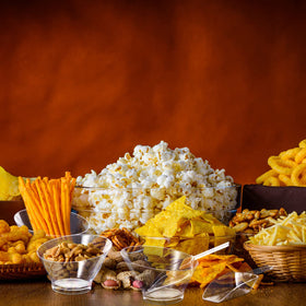 Sawysine salad-serving bowls enhance party buffets and family dinners.