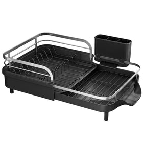 SayZH dish-drying-rack-kitchen-organization simplifies drying and storage.