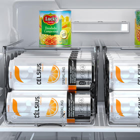 SCAVATA skinny can organizer durable material promises lasting fridge organization.
