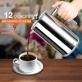 Includes two extra screens to customize strength and flavor.