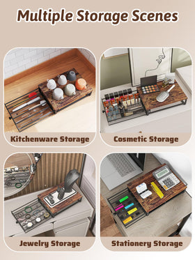 Sedegn coffee pod holder easy-clean wooden top resists wear.