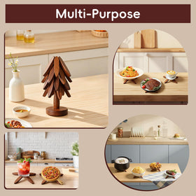 Seektik tree trivet adds decorative kitchen flair while protecting countertops