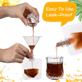 Seeloowy stand-up party pouches keeping favors tidy on tables