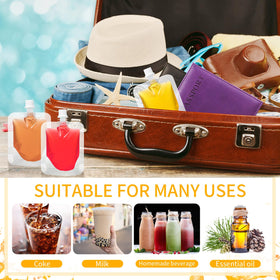 Seeloowy travel size pouches suitable for toiletries and liquids on trips