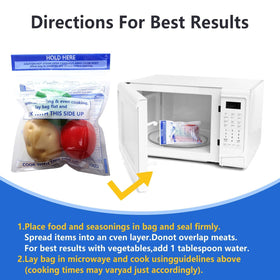 Sel Natural zipper closure keeps bags sealed during steaming