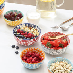Microwave and dishwasher safe Selamica bowls for convenient use