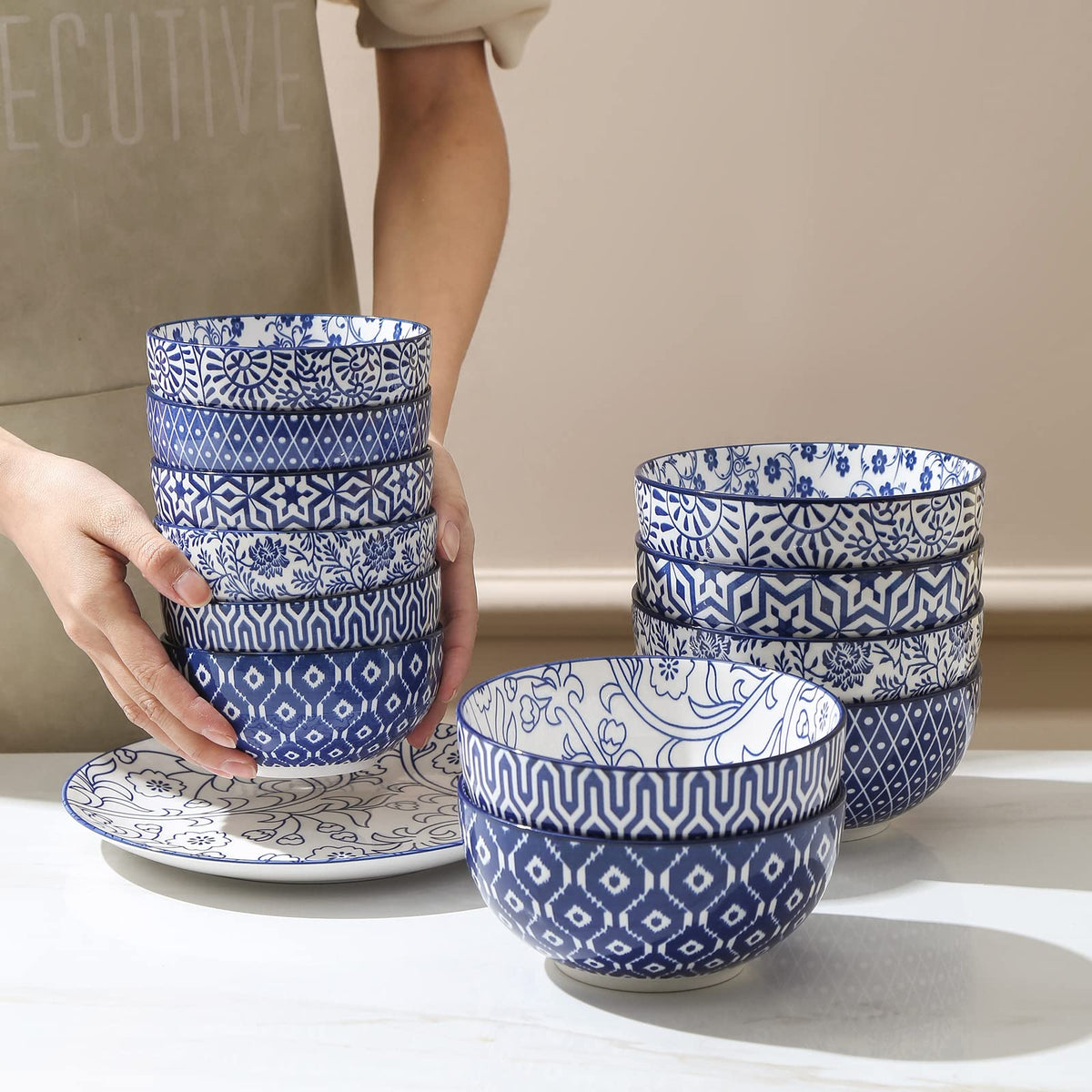 Selamica 24oz bowls handle cereals, soups, pastas, and salads with everyday versatility.