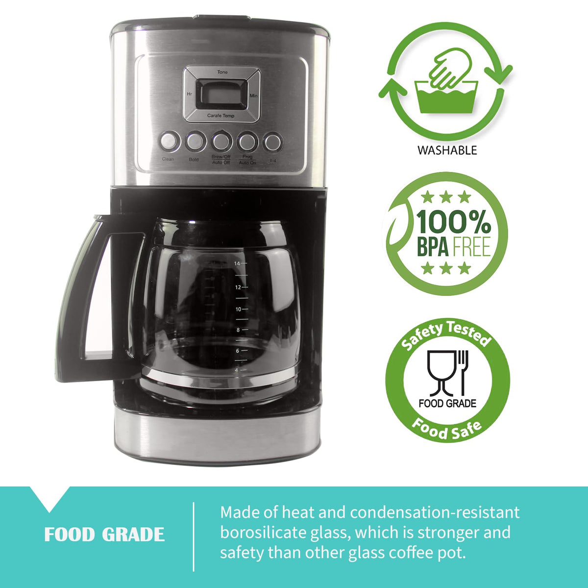 Sendextra wide-mouth detachable lid enables easy cleaning.