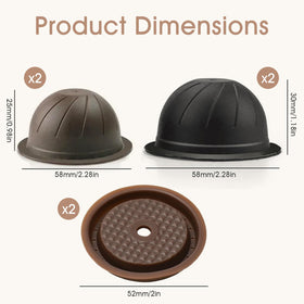 Sendoger brown 150ml cup ideal for Gran Lungo moments