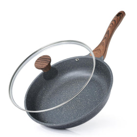 SENSARTE 11-inch pan with lid view for easy monitoring