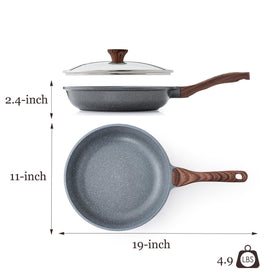 SENSARTE cookware base heats quickly and evenly on stoves