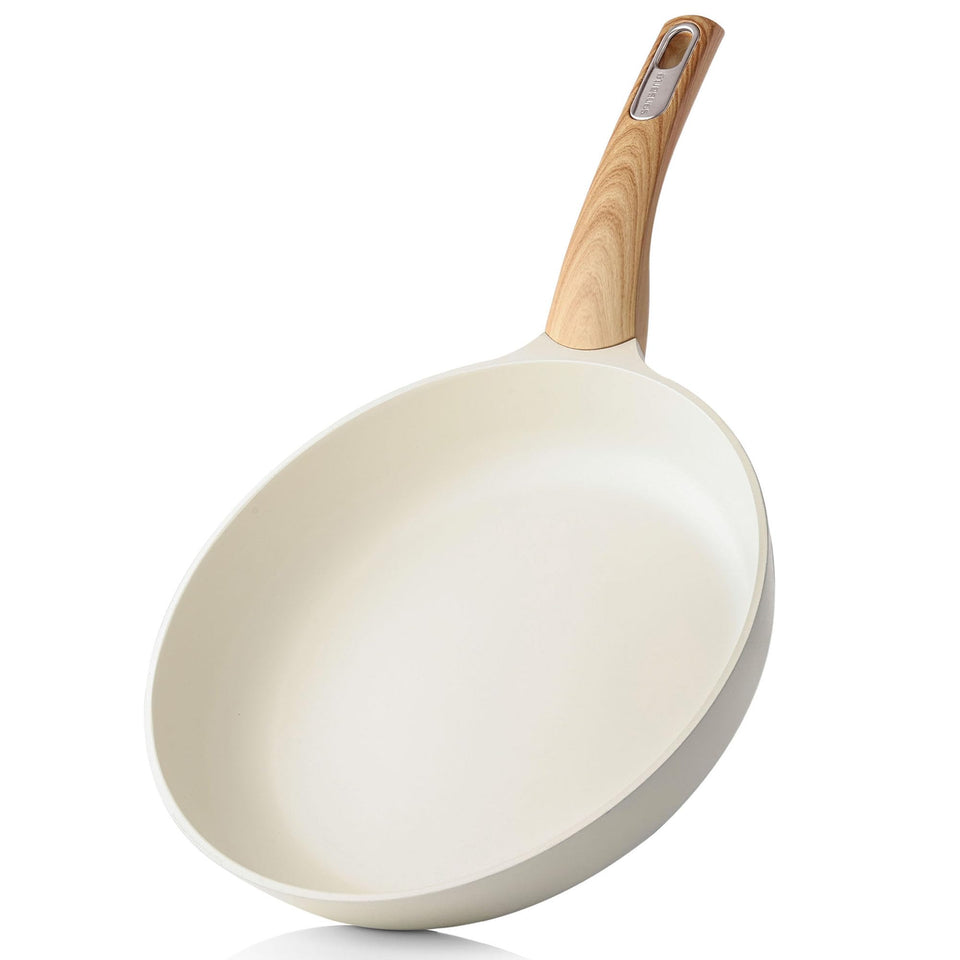Sensarte ceramic nonstick pan 9.5 inches with smooth egg release.