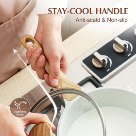 SENSARTE clear lid view lets you monitor cooking progress.