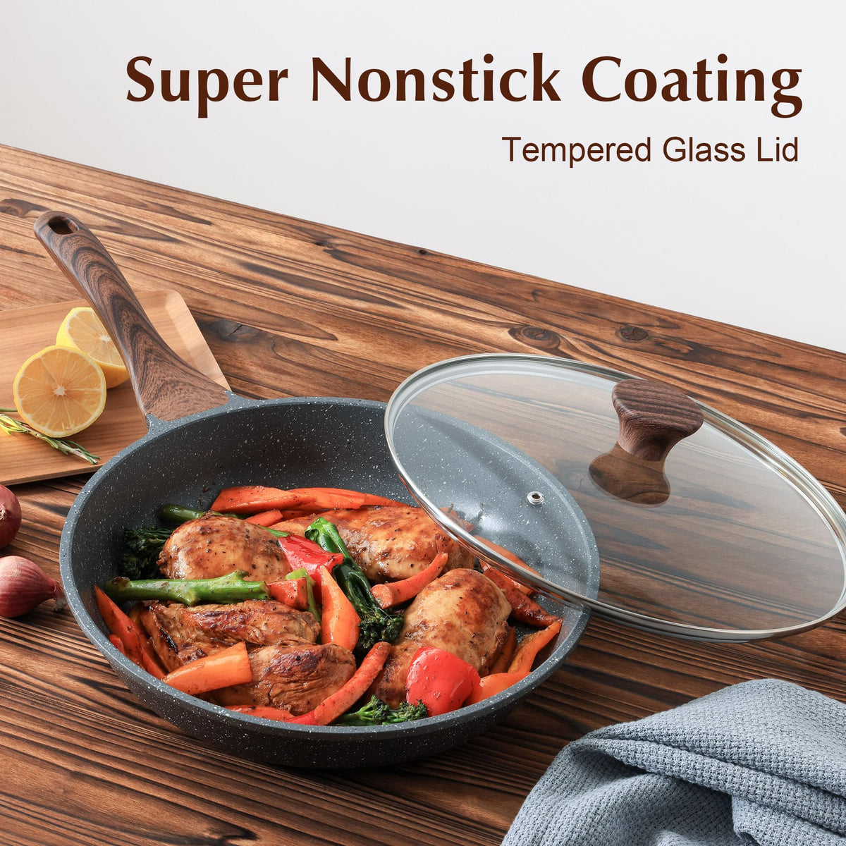SENSARTE coating close-up with Swiss ILAG nonstick finish