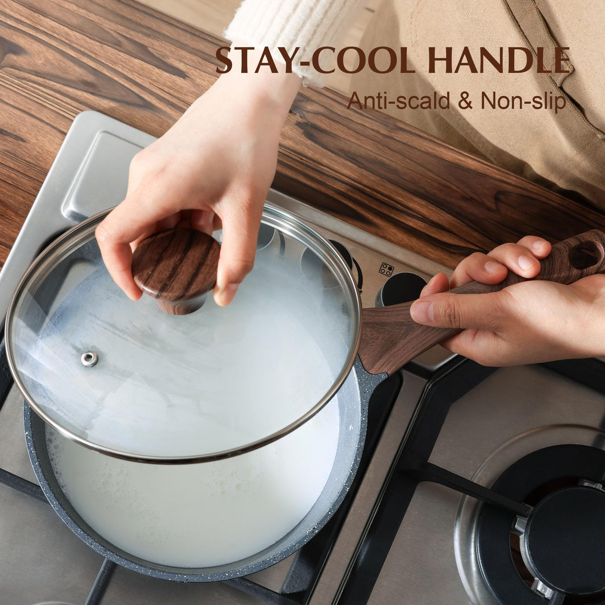 SENSARTE compact 2-quart size is perfect for 1–2 servings.