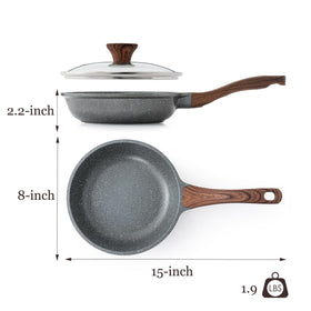 SENSARTE compact pan ideal for small kitchens and eggs