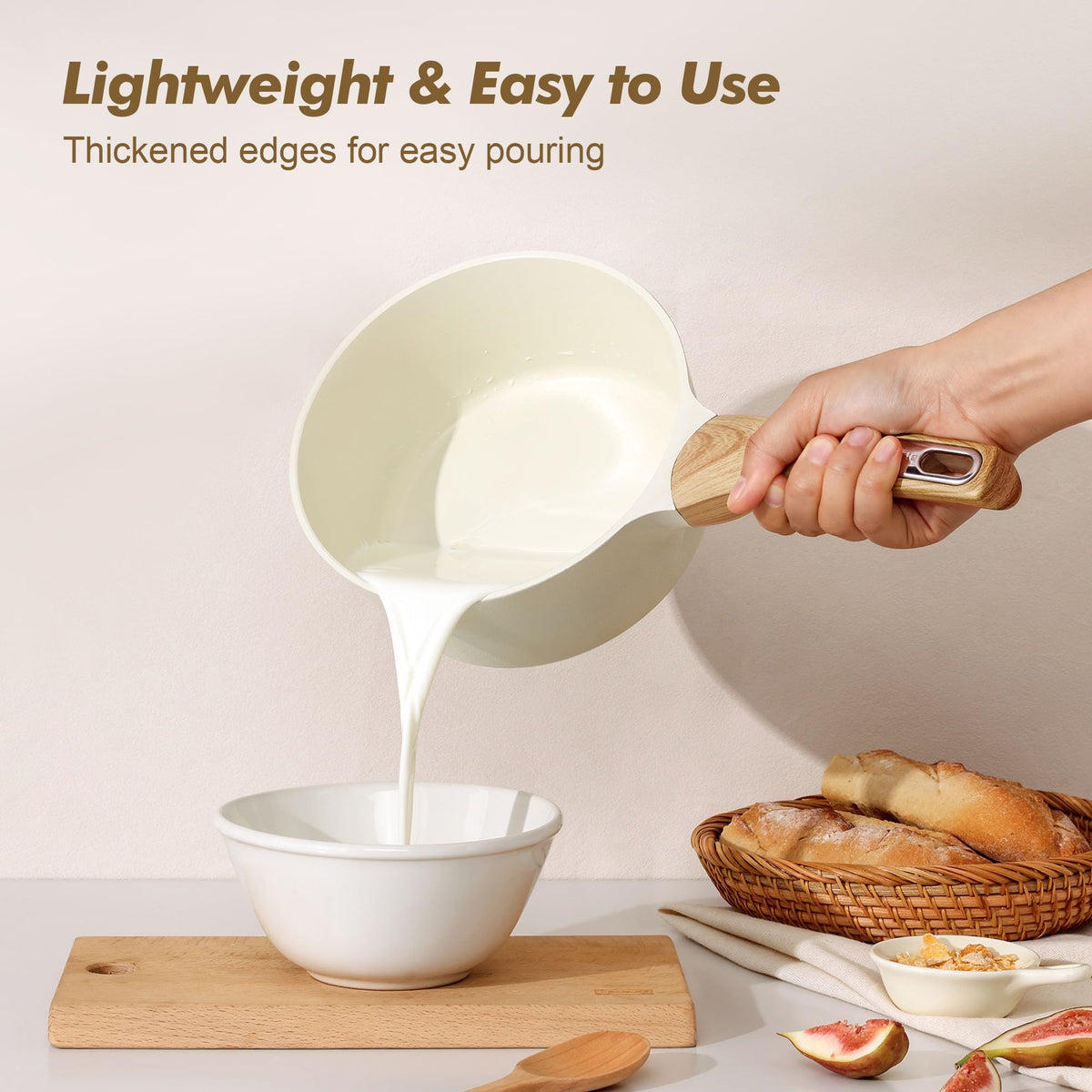 SENSARTE easy-clean ceramic surface wipes clean quickly.