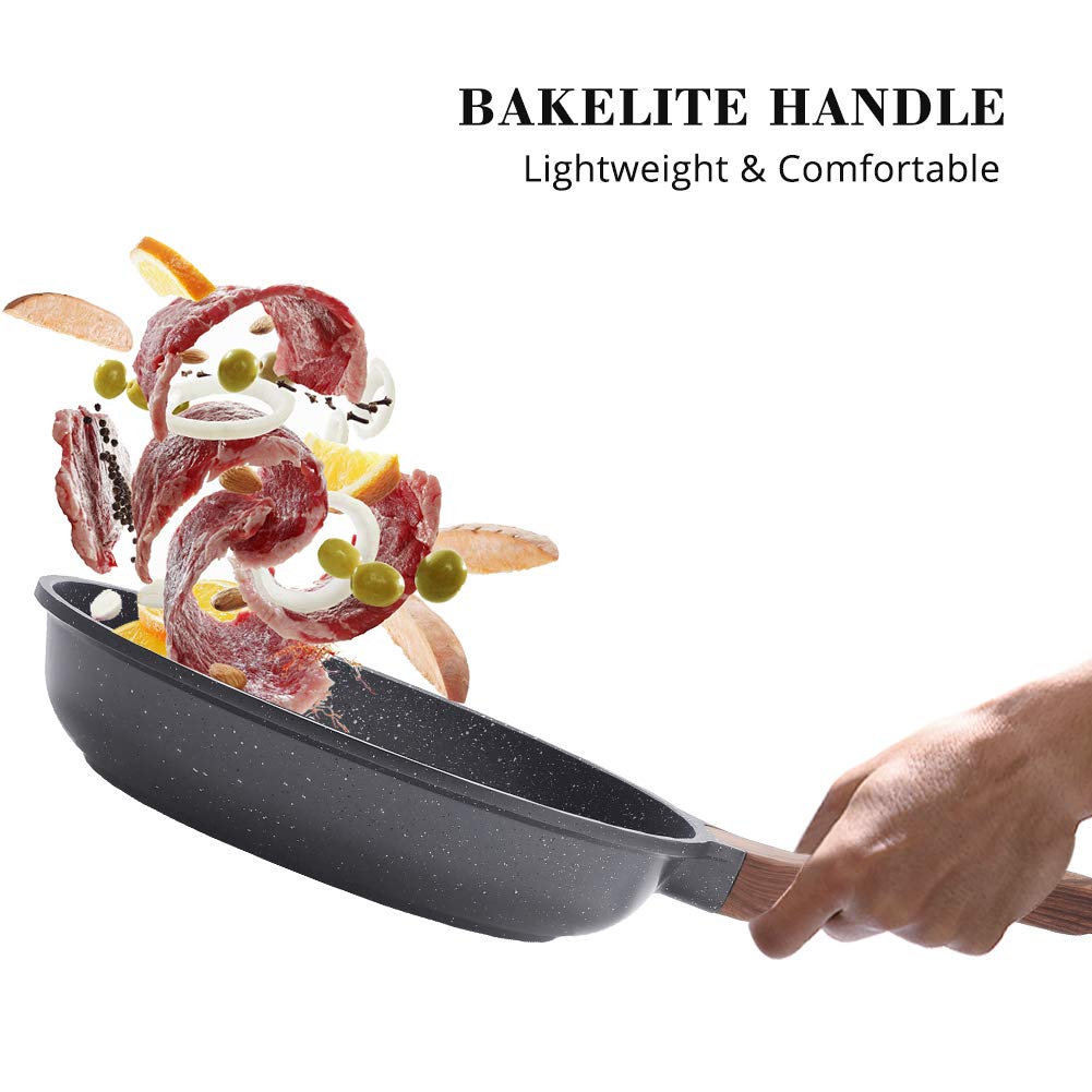 Sensarte pan cleans quickly with wipe or rinse, saving time after meals